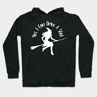 Witch - Yes I Can Drive A Stick Hoodie